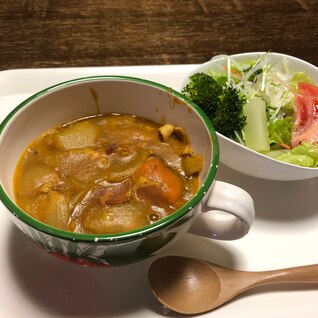 とろーりチーズのカボチャカレー